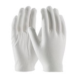 PIP 97-520 CleanTeam Medium Weight Cotton Lisle Inspection Glove with Unhemmed Cuff - Men's