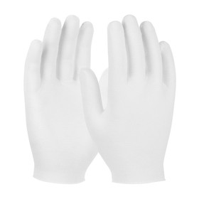 PIP 97-521 CleanTeam Medium Weight Cotton Lisle Inspection Glove with Unhemmed Cuff - Ladies'