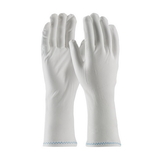 West Chester 98-702-12 CleanTeam Stretch Nylon Inspection Glove with Zig-Zag Stitched Rolled Hem - 12"