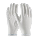 PIP 98-702 CleanTeam Stretch Nylon Inspection Glove with Zig-Zag Stitched Rolled Hem - 9