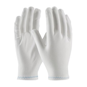 PIP 98-702 CleanTeam Stretch Nylon Inspection Glove with Zig-Zag Stitched Rolled Hem - 9"