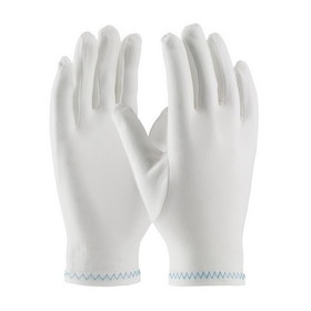 PIP 98-712 CleanTeam Regular Weight Stretch Nylon Inspection Glove with Zig-Zag Stitched Rolled Hem - Full Fashion Pattern