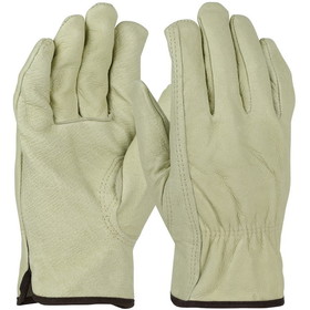 PIP 994KF PIP Top Grain Pigskin Leather Glove with Red Fleece Lining - Keystone Thumb