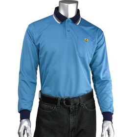 PIP BP801LC-RB Uniform Technology Long Sleeve ESD Polo Shirt
