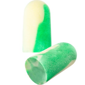 PIP BSF-1 Mega Bullet BioSoft Disposable Bio-Based Foam Ear Plug with BioSoft Technology - NRR 32 / SNR 38