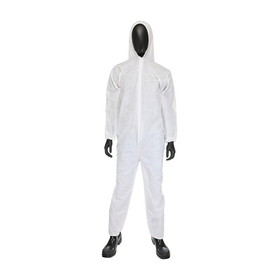 West Chester C3856 PIP SMS Coverall with Hood Elastic Wrist &amp; Ankle