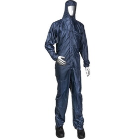 PIP CCNQH2-26NV Uniform Technology Spray Barrier Paint / Powder Coating Hooded Coverall