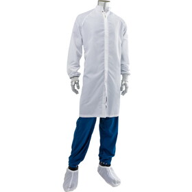 PIP CFRZC-65WH Uniform Technology C3 ISO 4 (Class 10) Cleanroom Frock