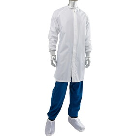 PIP CFRZC-68WH Uniform Technology Maxima ESD ISO 4 (CLASS 10) Cleanroom Frock