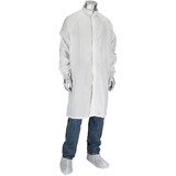 PIP CFRZC-74WH Uniform Technology Altessa Grid ISO 5 (Class 100) Cleanroom Frock