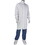PIP CFRZC-89WH-S Cleanroom Frock Disctek Grid White With Zip Front, S, Price/each