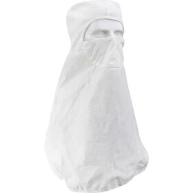 PIP CHPIN2-74WH Uniform Technology Altessa Grid ISO 5 (Class 100) Cleanroom Hood with Built-In Face Mask - Pull Over