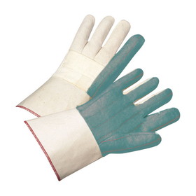 PIP GG42SI Heavy Weight Cotton Hot Mill Glove with Double Palm and Rayon Lining - 24 oz
