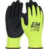 PIP HVG700SLC PosiGrip Hi-Vis Seamless Knit Cotton/Polyester Glove with Latex Coated Crinkle Grip on Palm & Fingers