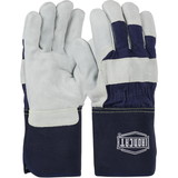 PIP IC8 Ironcat Premium Split Cowhide Leather Glove with Aramid Stitching - Rubberized Gauntlet Cuff