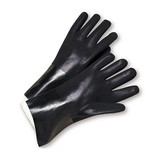 West Chester J1017RF PVC Dipped Glove with Jersey Liner and Rough Finish - 10"