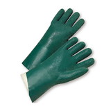 West Chester J1247RF PVC Dipped Glove with Jersey Liner and Rough Finish - 14"