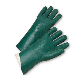 West Chester J1247RF PVC Dipped Glove with Jersey Liner and Rough Finish - 14&quot;