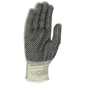 PIP MATA10-GY-PD2 Kut Gard Seamless Knit ATA Blended Glove with Double-Sided PVC Dot Grip