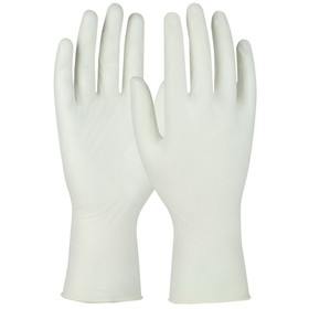 PIP Q124 QRP Qualatrile Single Use Class 10 Cleanroom Nitrile Glove with Finger Textured Grip - 12"