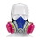 West Chester SWX00321 Safety Works Half-Mask PRO Multi-Purpose Respirator - Retail Packaged, Price/Each