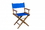 Whitecap 60041 Director's Chair with Blue seat covers, Price/each