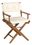 Whitecap 61043 Director's Chair w/Cream Cushion (60040 & 97243), Price/each