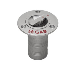 Whitecap 90&#176; EPA Pull Up Deck Fill with 2&quot; Hose (Gas)
