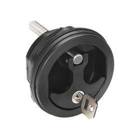 Whitecap Black Nylon Locking Compression Handle- 3" 1/4 Turn