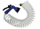 Whitecap P-0442 Coiled Hose w/Nozzle - 50'