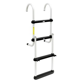 Whitecap Aluminum Removable/Folding Ladder (4-step)