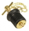 Whitecap S-0293 1" Brass Bailer Plug, Twist w/ 8" Chain