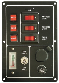 Whitecap Rocker Switch Panel - S-3312