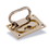 Whitecap S-3364B Polished Brass Ring Pull - 2-1/4" x 3"