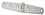 Whitecap S-3430P Pkgd. HD Stamped S.S. Strap Hinge, 6"