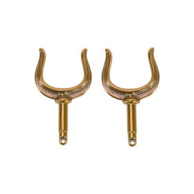 Whitecap Ribbed Oarlock Horns