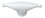 Whitecap S-9201 White Rubber Spreader Boot - Medium, Price/each