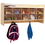 Contender C51401 Wall Hanging Cubby Storage w/10 Translucent Trays