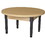 Wood Designs HPL36RNDHPLA1217 Round High Pressure Laminate Table with Adjustable Legs 12"-17"