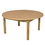 Wood Designs HPL48RNDHPL24 Round High Pressure Laminate Table with Hardwood Legs- 24"
