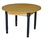 Wood Designs HPL48RNDHPLA1829 Round High Pressure Laminate Table with Adjustable Legs 18"-29"