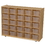 Wood Designs WD16001 25 Tray Storage with Translucent Trays , 38.00"H x 48.00"W x 15.00"D