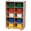 Wood Designs WD16103 Vertical Storage with 10 Assorted Trays , 38.00"H x 24.00"W x 15.00"D