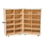 Wood Designs WD16209 Folding Vertical Storage without Trays , 38.00"H x 48.00"W x 15.00"D