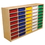Wood Designs WD17583 (40) 3" Letter Tray Storage Unit w/Assorted Trays