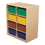Wood Designs WD18243 (8) 5" Letter Tray Storage Unit w/Assorted Trays