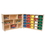 Wood Designs WD23603 Tray &Shelf Folding Storage with (25) Assorted Trays , 38.00"H x 96.00"W x 15.00"D