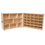 Wood Designs WD23609 Tray &Shelf Folding Storage without Trays , 38.00"H x 96.00"W x 15.00"D
