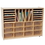 Wood Designs WD44001 Multi-Storage with (12) Translucent 5" Letter Trays