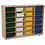 Tip-Me-Not WD46003 (24) Large Tray Storage with 24 Assorted 5" Letter Trays